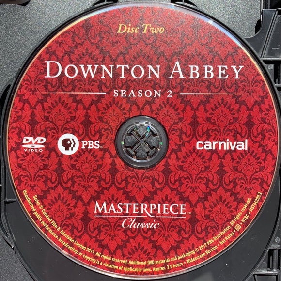 🦋 Downton Abbey: Season 2 DVD 3-Disc Set UPC 841887016087 Original UK Edition - Picture 4 of 5